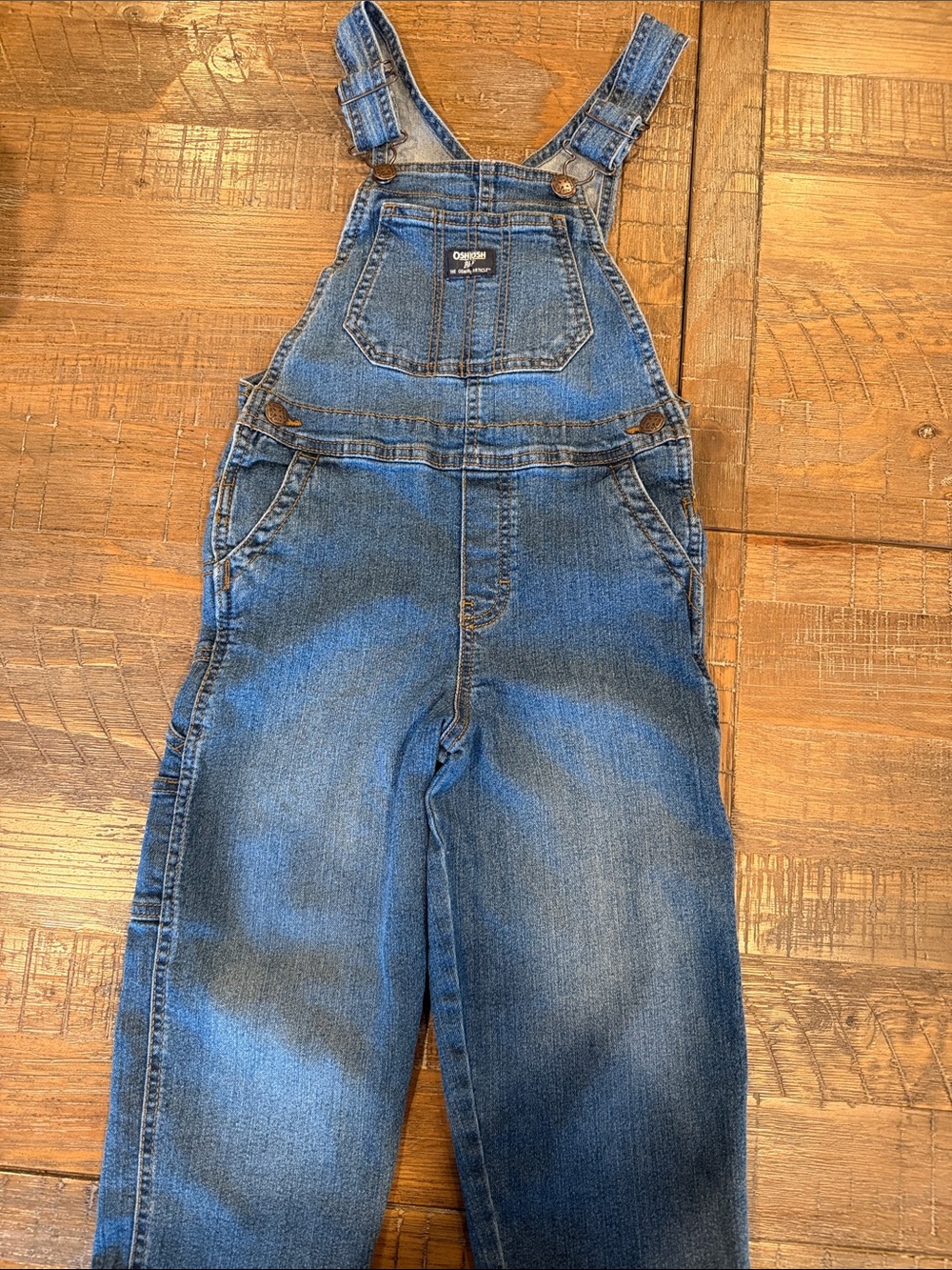 OshKosh B'gosh Blue Denim Kids Overalls size 5T